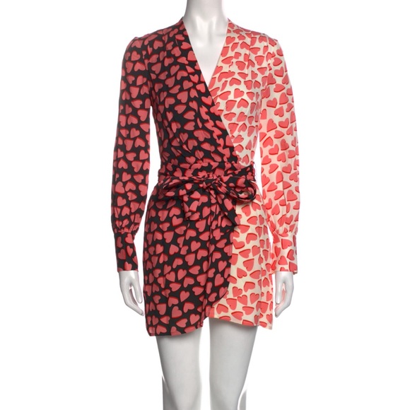 Rebecca Vallance Dresses & Skirts - 🙅🏻‍♀️ SOLD 🙅🏻‍♀️ Rebecca Vallance Twin Hearts Asymmetric Wrap Dress